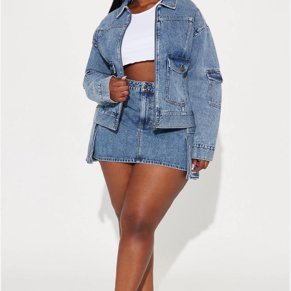 Fashion Nova Curve Denim Set